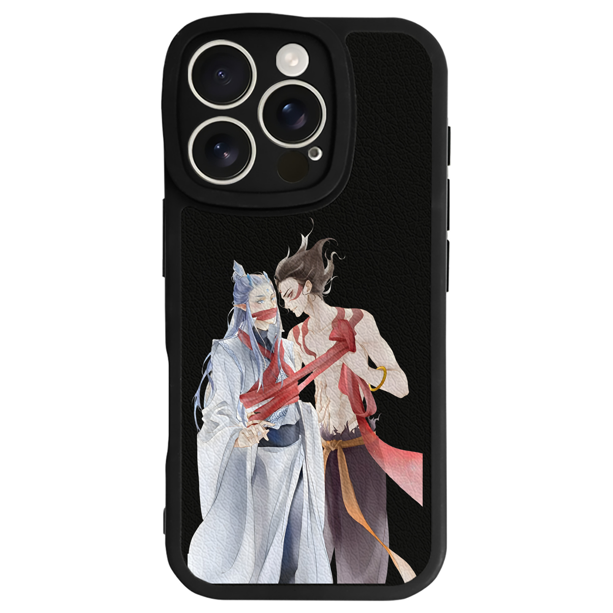 （画像用） Ne Zha 2 ナタ 魔童の大暴れ 【iPhone 16シリーズ対応】シリコンスマホケース（レザー調） 材質：シリコン